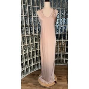 Avec Les Filles Dress Maxi Length Sleeveless pale peach - Size M - OA